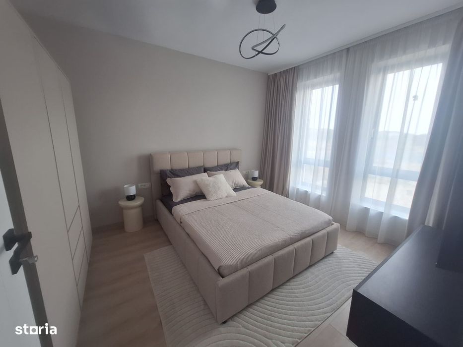Apartament nou, 2 camere, 50 mp utili, etaj 1, mobilat si utilat - Gir — fotografia 2