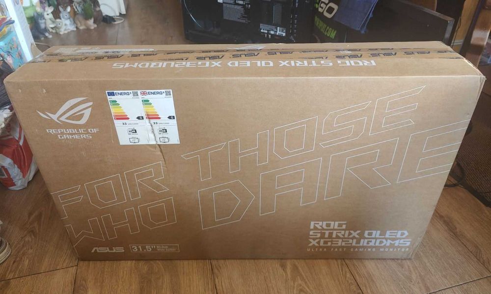 ASUS ROG Strix OLED XG32UQDMS – 31.5" 4K QD-OLED 240Hz / 0.03ms – НОВ