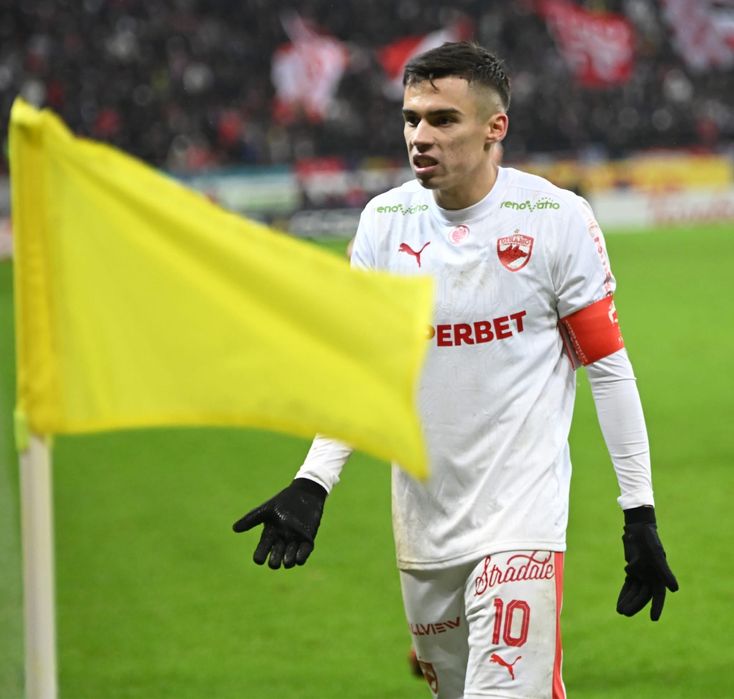 Echipament oficial de meci Puma Cătălin Cîrjan FC Dinamo București marimea M/L
