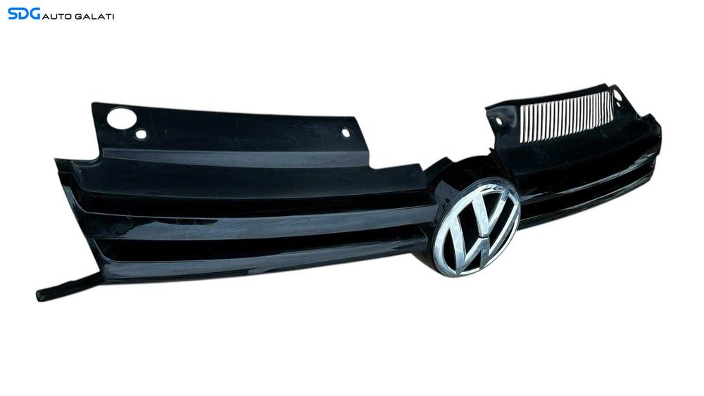 Grila Centrala cu Emblema Sigla de pe Bara Spoiler Fata Volkswagen Golf 6 2008 - 2013 Cod 5K0853653 5K0853651 [L5330]