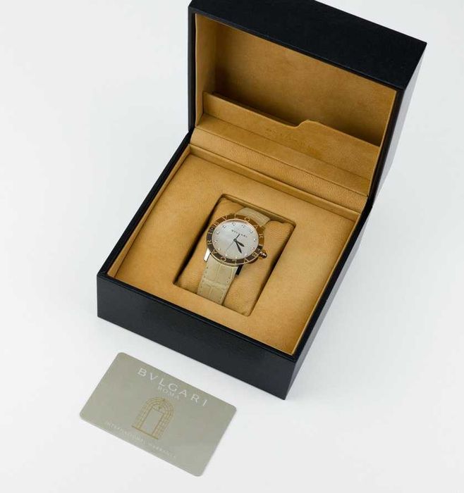 Bvlgari Bvlgari White Mother of Pearl Diamond Dial 37mm 101895