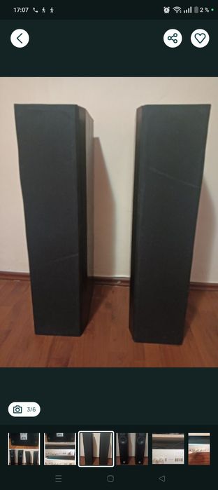 Vând sistem audio stereo format din amplificator Harman/Kardon PM625 + boxe de podea 707 Pro ATL