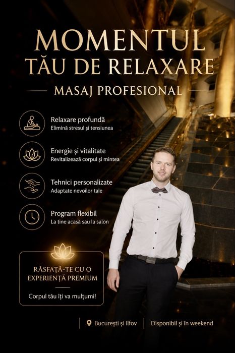 Reîncep Programările în București! Servicii premium de masaj