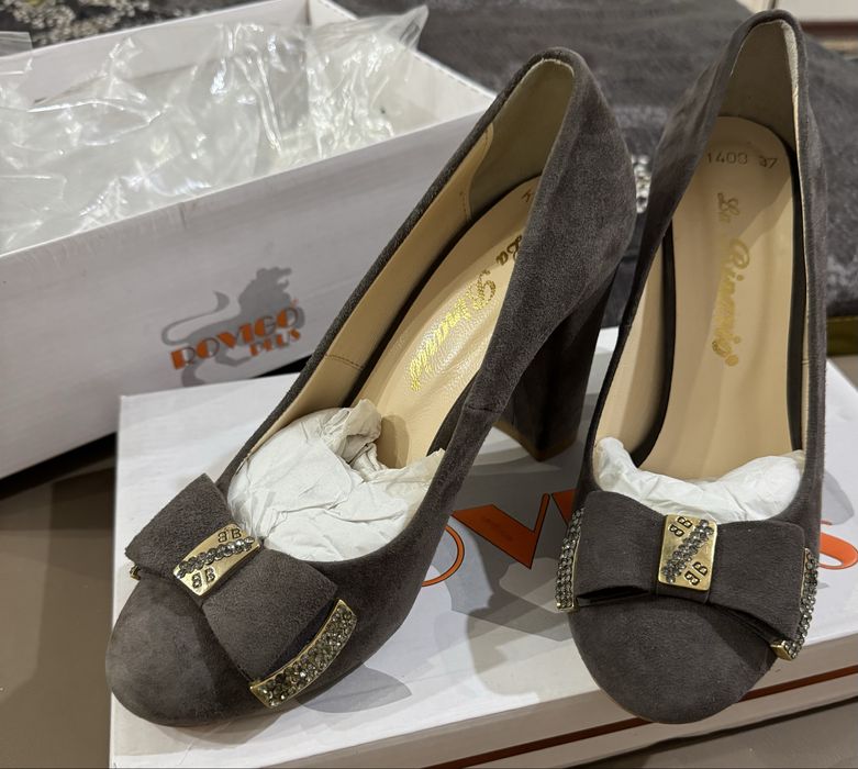 Замшевые туфельки