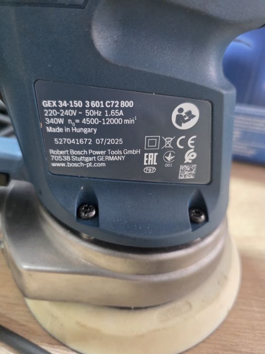 Bosch GEX 34-150 slefuitor excentric electric 230 V