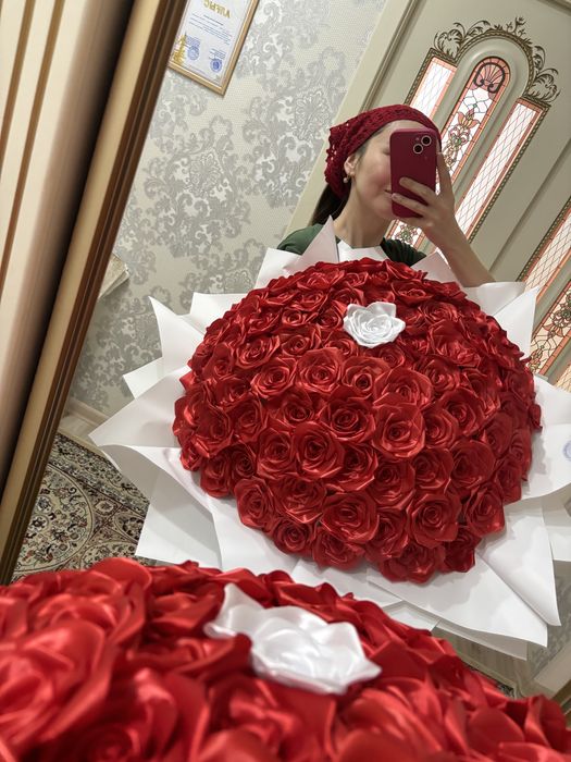 цветы,атласные букеты