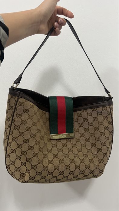 Винтидж Gucci дамска чанта пълен комплект