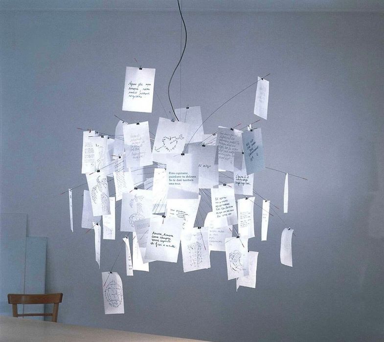 Lampa Zettel Ingo Maurer