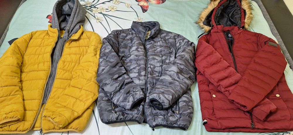 Geci de iarna de barbati,stare foarte buna