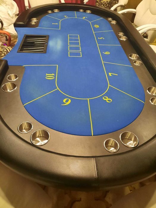 Masa / mese de poker de lux cu racetrack Custom Tables EU Bucuresti