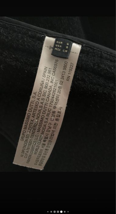 Capa Massimo Dutti 81/100 lana