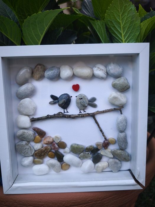Tablouri handmade personalizat din pietre