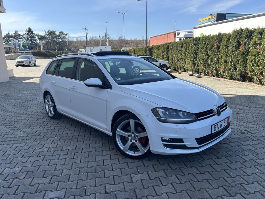 Vand Golf 7, 2015, 2.0 TDI, 150 CP, bi-xenon, pano, piele, masaj,l
