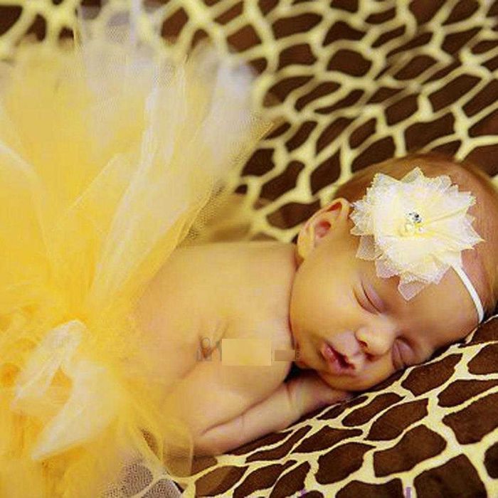 Costum galben/mov/bleu-fusta tutu+ bentita bebelusi-sedinte foto botez