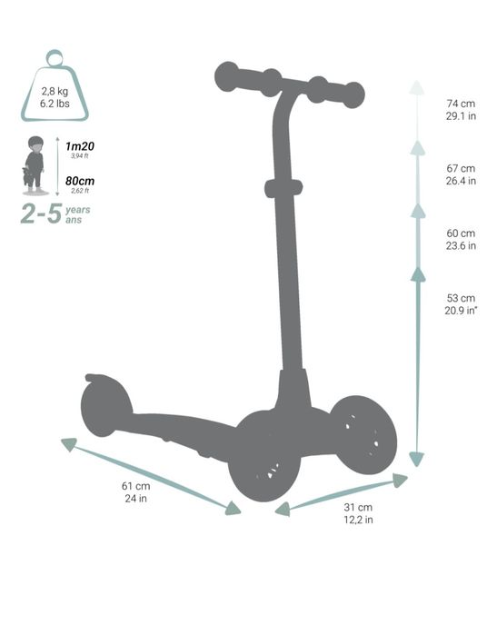 Самокат Decathlon
