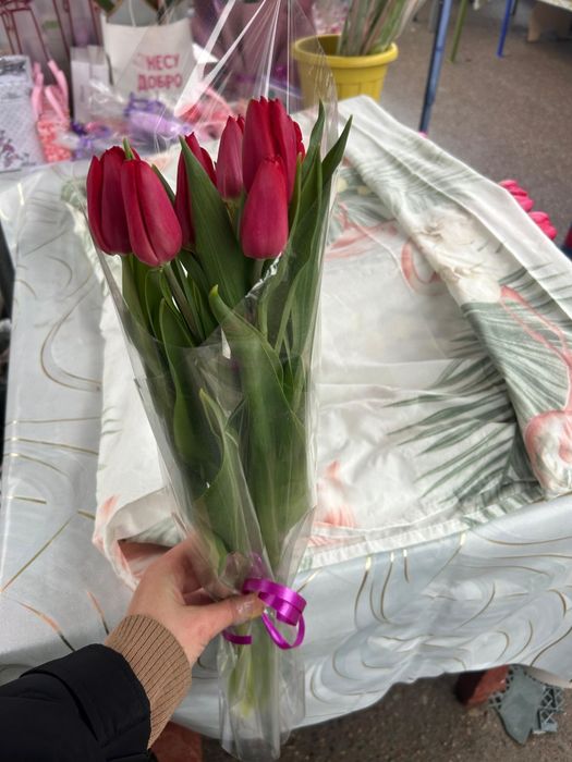 Тюльпаны 8 марта 750 тг