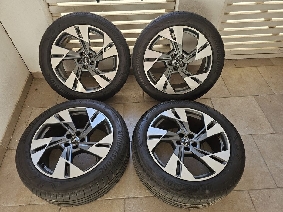 Jante Audi Originale R20 + Cauciucuri vara 225 50 20