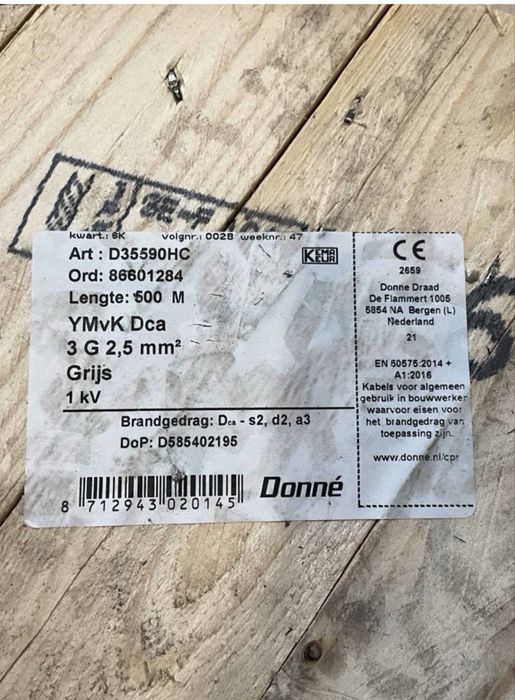 Conductor electric NYM-J 3x2,5mm2