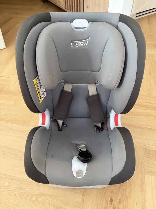 Scaun auto cu ISOFIX U-Grow, 0-36 kg, Gri/Negru