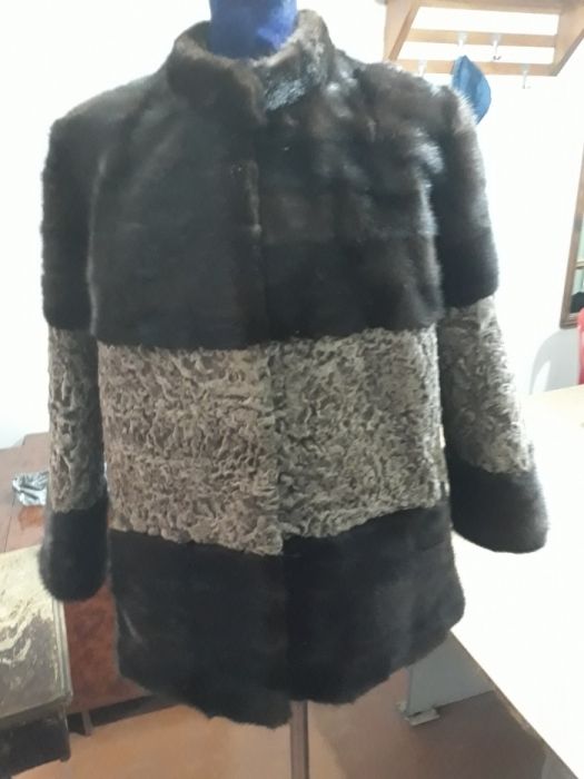 Новые шубы. Каракул коричневый.