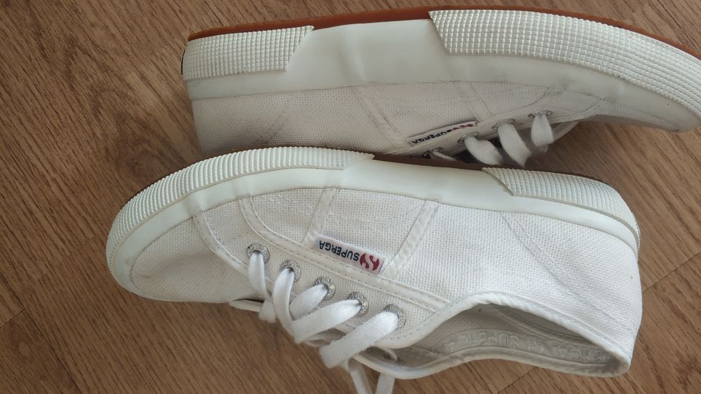 Гуменки  бяли SUPERGA
