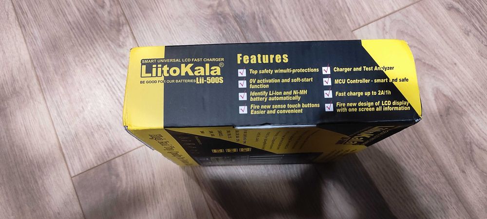 Зарядно за всички видове кръгли батерии - Liitokala Lii-500s