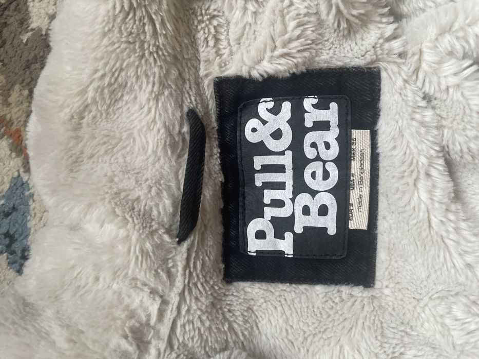 Jachetă din Blugi Pull&Bear cu Blană (Sherpa)