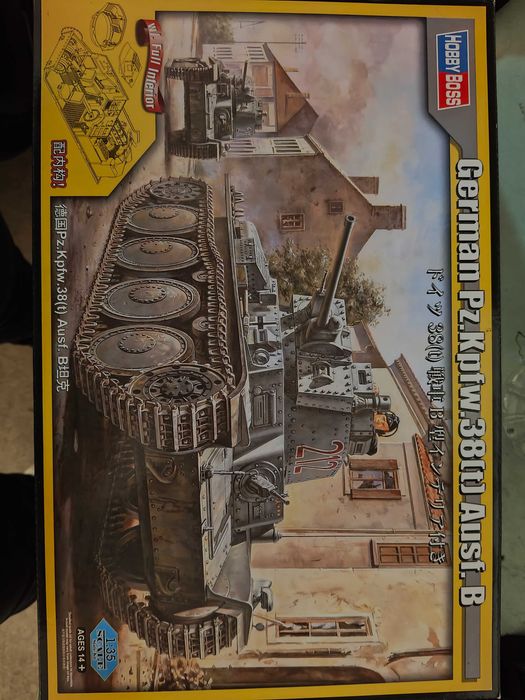 HobbyBoss модел на немски танк German Panzer Kpfw.38(t) гр. София ...