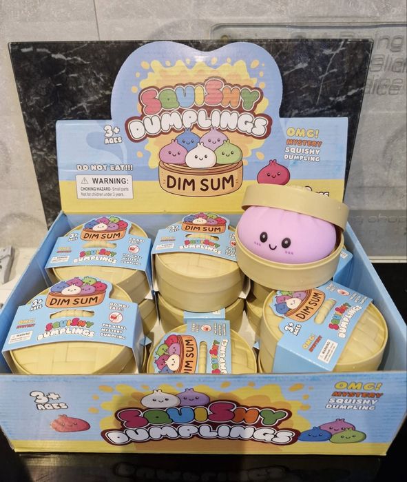 Dumplings Squishy в ОРИГИНАЛНА кутия/Dumpling Дъмплинг Скуиши