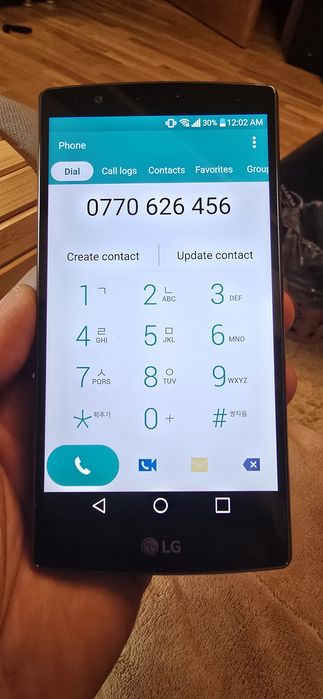 LG g4 Spate Piele Impecabil