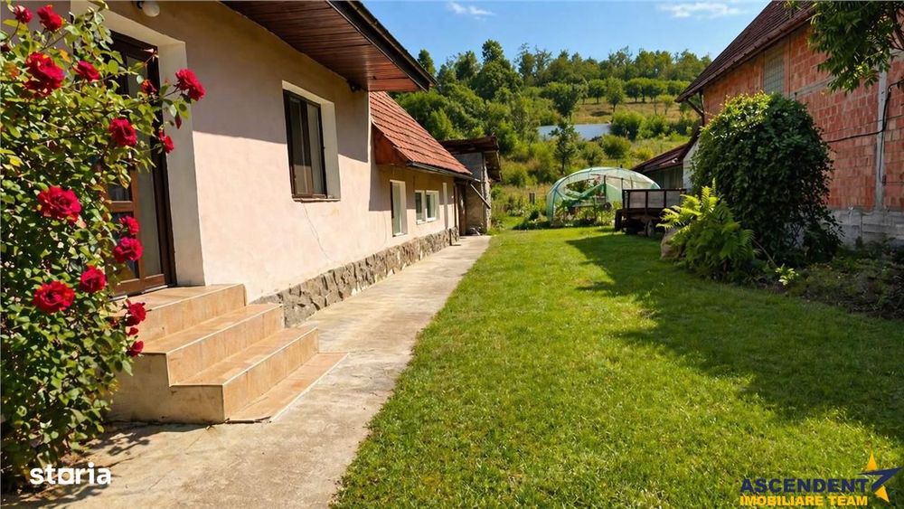 Farmecul unei case sasesti,1.500mp domeniu propriu,fantana,Persani,Bra