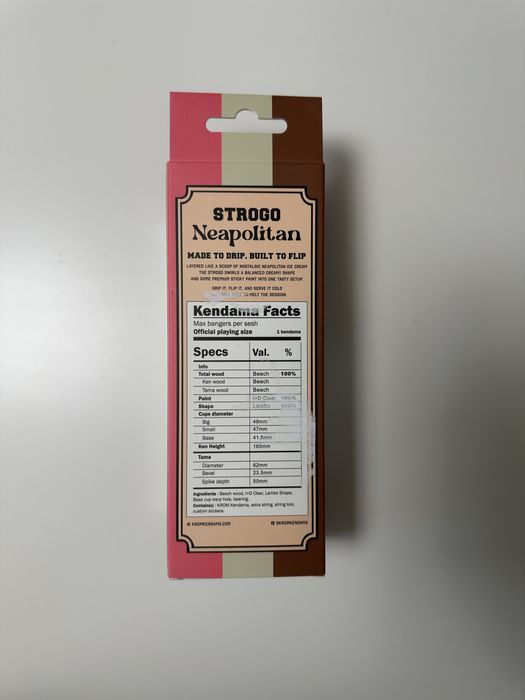 Kendama KROM STROGO Neapolitan – nouă, sigilată, originală