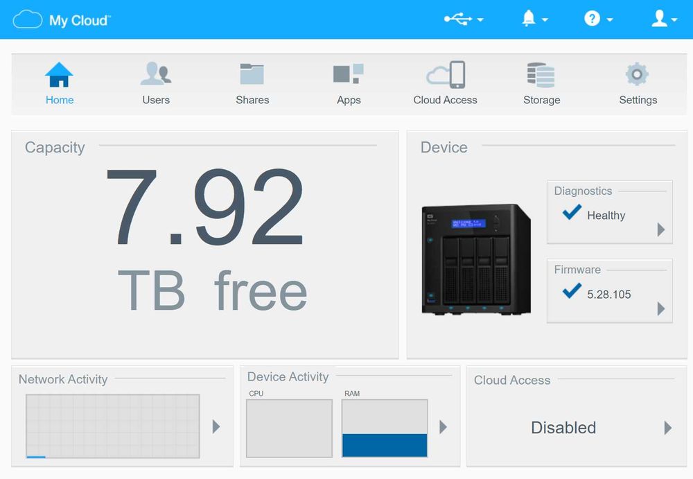 NAS WD My Cloud Expert Series EX4100 ULTRA