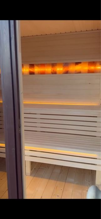 Sauna premium lambriu tei