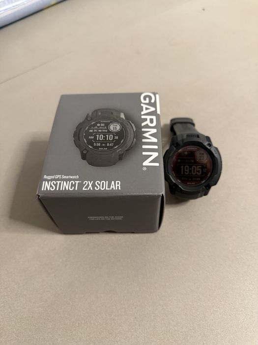 Smartwatch Garmin Instinct 2X Solar, 50mm, GPS, Android/iOS, Graphite
