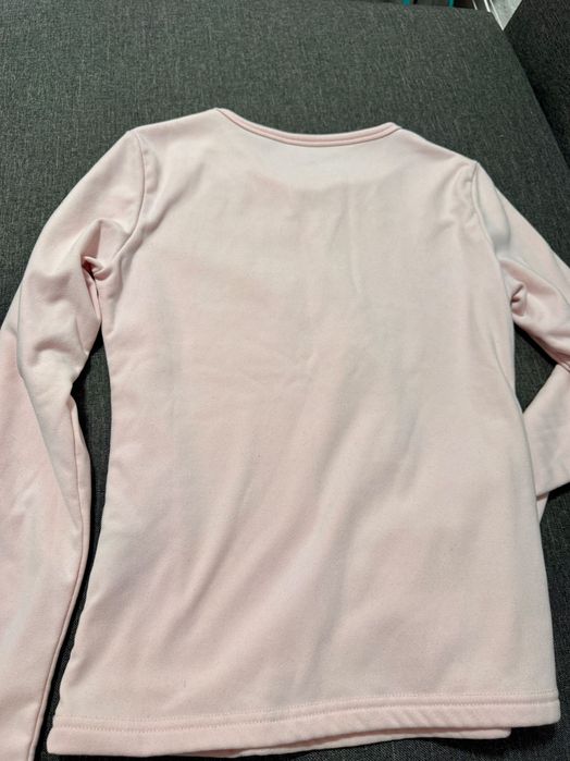 Светло розова зимна блуза