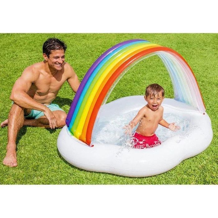 INTEX детский надувной бассейн 142×119 basseyn bolalar baseyni