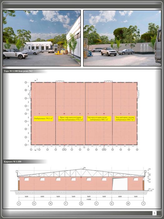 1 гектар(100 сотих) қурилиш тугалламган ишлаб чиқариш ҳудуди сотилади.