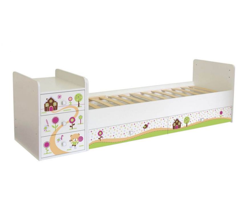 Детский кровать трансформер 2в1