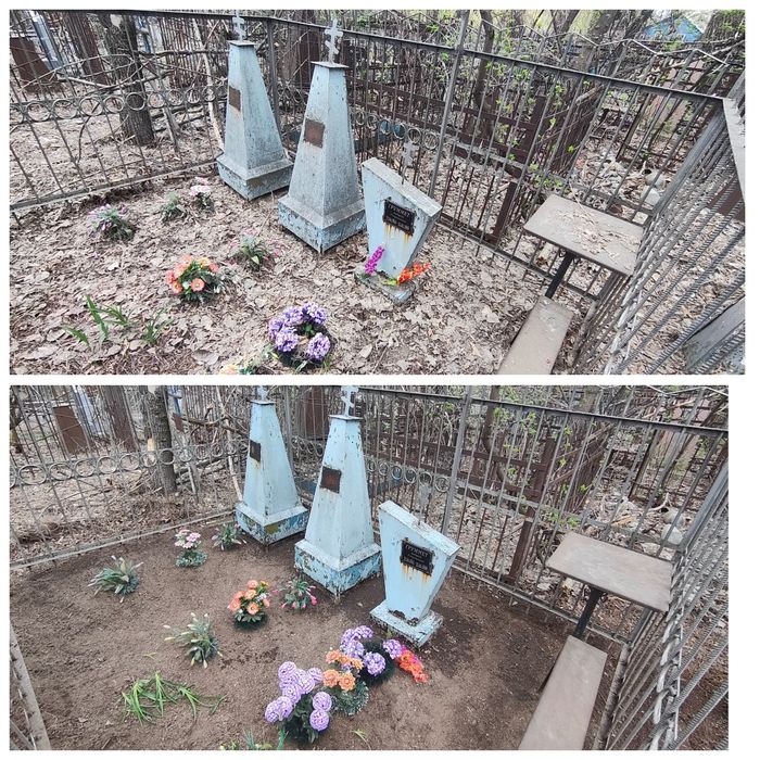 Покраска и уборка могилок