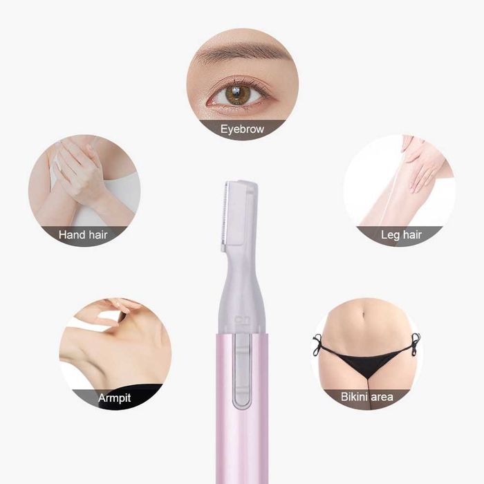 Тример за мъже и жени за вежди-уши-крака-ръце-коса-излишна коса