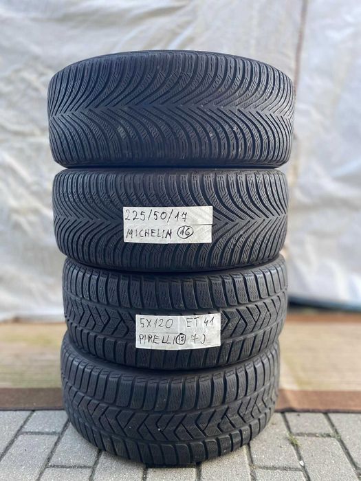 225 50 17  iarna 4 buc 2 michelin alpin 5 si 2 pirelli sotozero 3