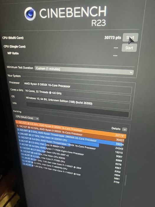 AMD Ryzen 9 5950x рабочий