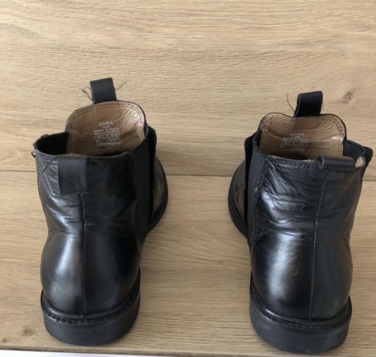 Zara черни боти 28 номер