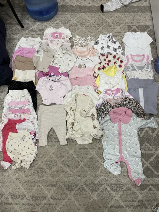 Вещи для новорожденного 56-68