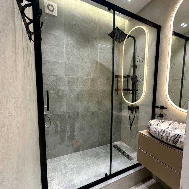 Стеклянные душевые кабины и перегородки на заказ!