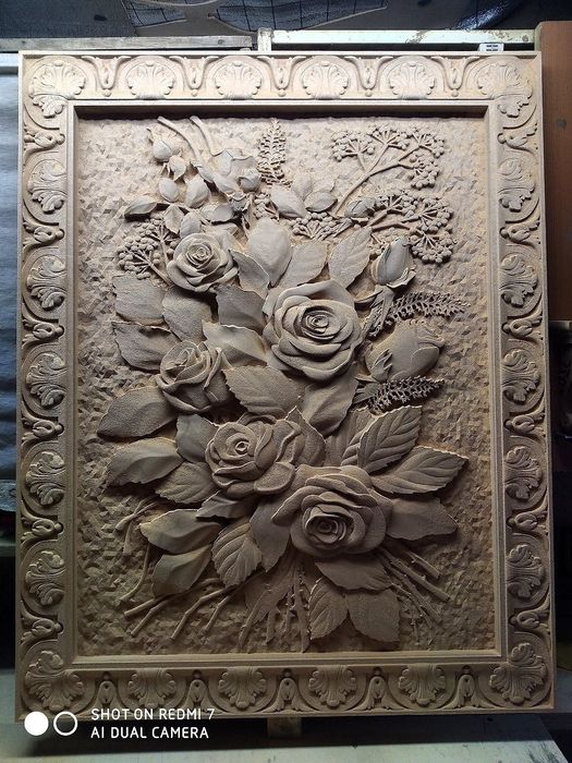 3Д Картинку на стене Барельеф