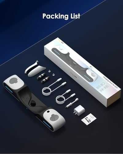 VR зарядна станция за Quest 3S – Компактен и стилен дизайн 20W адаптер