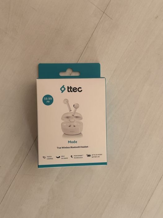 Неотваряни безжични слушалки ttec