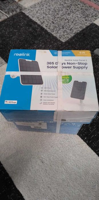 Cameră de supraveghere Reolink 4K 8Mp cu panou solar